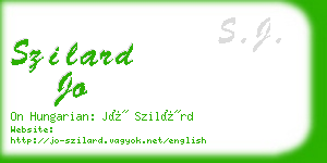 szilard jo business card